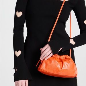 Mansur Gavriel Mini Cloud Clutch WHITE